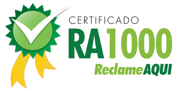 Selo RA1000 do Reclame Aqui